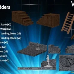 Wizkids Warlock Tiles: Stairs & Ladders