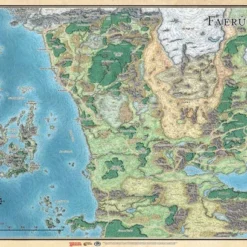 Gale Force Nine Faerun Map - Sword Coast