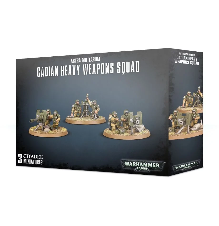 Games Workshop Cadian Heavy Weapons Squad 3 Games Workshop Cadian Heavy Weapons Squad