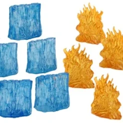Wizkids Dungeons & Dragons D&D Spell Effects : Wall Of FIre & Wall Of Ice