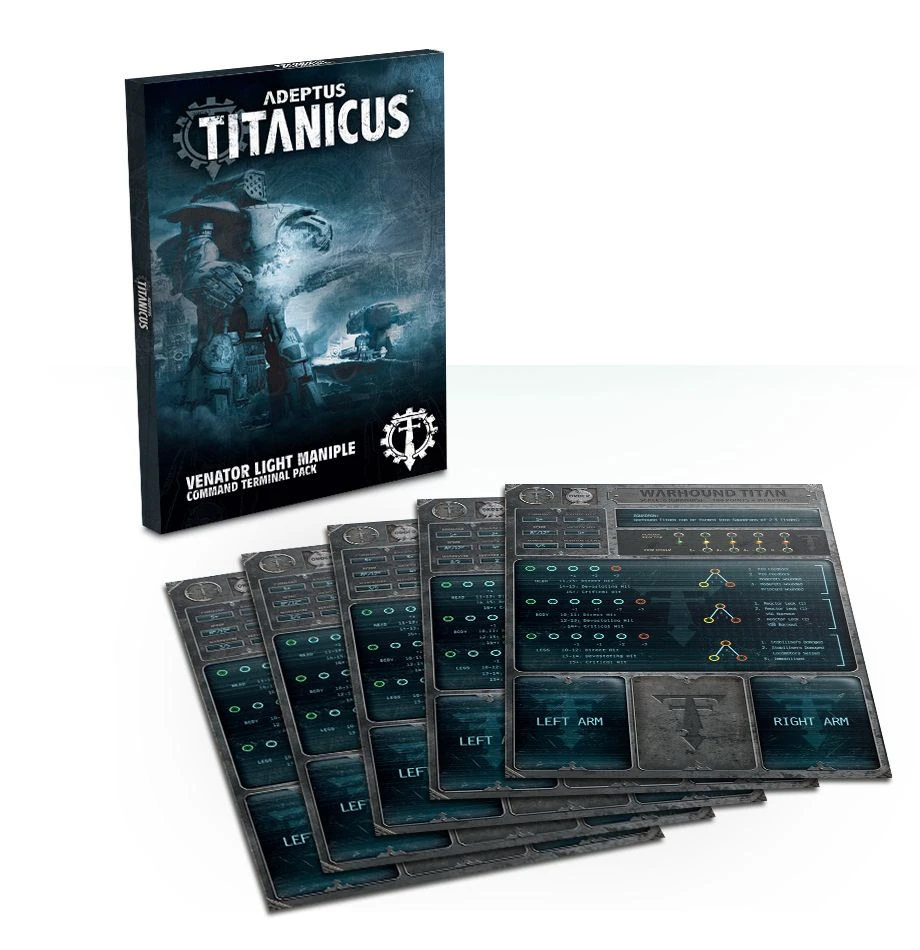 Games Workshop Adeptus Titanicus - Venator Light Maniple Command Terminal Pack 3 Games Workshop Adeptus Titanicus - Venator Light Maniple Command Terminal Pack