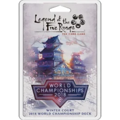 Fantasy Flight Legend Of The Five Rings - LCG : Winter Court 2018 World Championship Deck