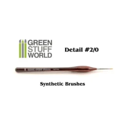 Green Stuff World Detail #2-0 Synthetic Brush