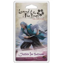 Fantasy Flight Board Games Legend Of The Five Rings - LCG : Justice For Satsume Dynasty Pack