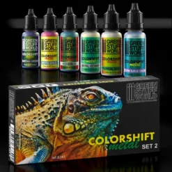 Green Stuff World Colorshift Metal Paint Set 2