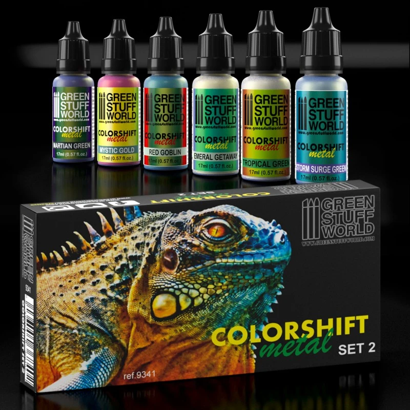 Green Stuff World Colorshift Metal Paint Set 2 3 Green Stuff World Colorshift Metal Paint Set 2