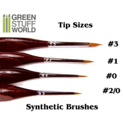 Green Stuff World Large #3 Synthetic Brush Brushes