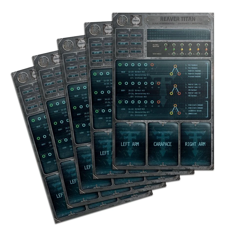 Games Workshop Adeptus Titanicus - Venator Light Maniple Command Terminal Pack 4 Games Workshop Adeptus Titanicus - Venator Light Maniple Command Terminal Pack