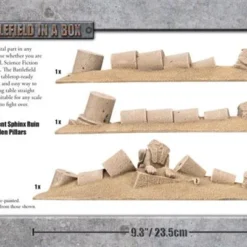 Gale Force Nine Scenery & Terrain Battlefield In A Box: Forgotten City - Silent Sphinx