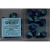 Chessex : Gamini Blue-teal/gold D10 2 Chessex : Gamini Blue-teal/gold D10