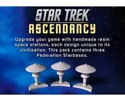 Gale Force Nine Board Games Star Trek - Ascendancy : Federation Starbase Set