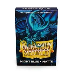 Arcane Tinmen Gaming Accessories Dragon Shields : Night Blue - Matte (60 Count Japanese Size)