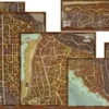 Gale Force Nine Fantasy Waterdeep: City Wards Map 2 Gale Force Nine Fantasy Waterdeep: City Wards Map