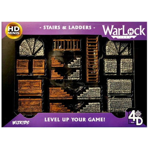 Wizkids Warlock Tiles: Stairs & Ladders 3 Wizkids Warlock Tiles: Stairs & Ladders