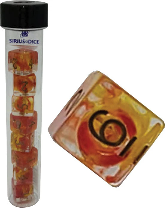 Sirius Dice Set - Fireball 3 Sirius Dice Set - Fireball