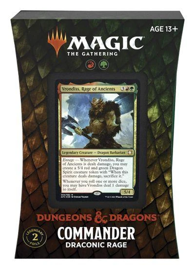 Wizards Of The Coast MtG: Adventures In The Forgotten Realms : Commander Deck - Draconic Rage 3 Wizards Of The Coast MtG: Adventures In The Forgotten Realms : Commander Deck - Draconic Rage