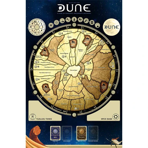 Gale Force Nine Board Games DUNE - Game Mat 3 Gale Force Nine Board Games DUNE - Game Mat