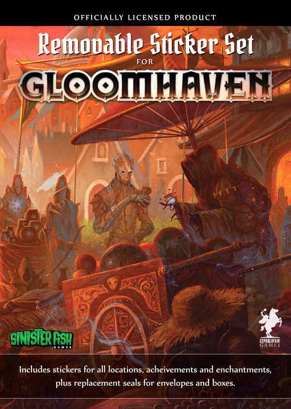 IMPRESSIONS ADVERTISING & MARKETING Gloomhaven Removable Stickers Set 3 IMPRESSIONS ADVERTISING & MARKETING Gloomhaven Removable Stickers Set