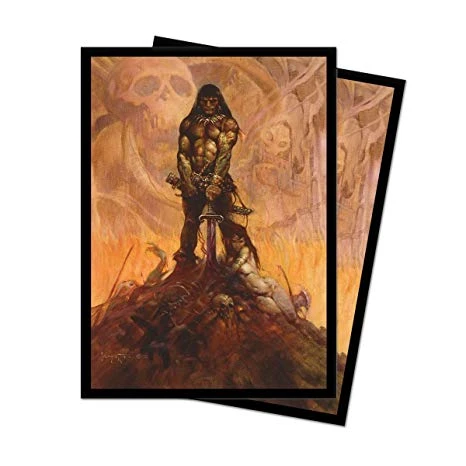 Ultra Pro Art Sleeves : Frazetta Barbarian Gaming Accessories 3 Ultra Pro Art Sleeves : Frazetta Barbarian Gaming Accessories