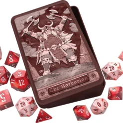 BEADLE & GRIMM'S LLC Barbarian Dice Set Role Playing Games