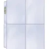 Ultra Pro 4-pocket Over-sized Card Sheet 1 Ultra Pro 4-pocket Over-sized Card Sheet