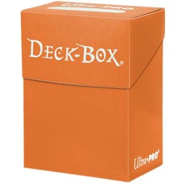 Ultrapro Gaming Accessories Poly Deck Box - Orange 3 Ultrapro Gaming Accessories Poly Deck Box - Orange