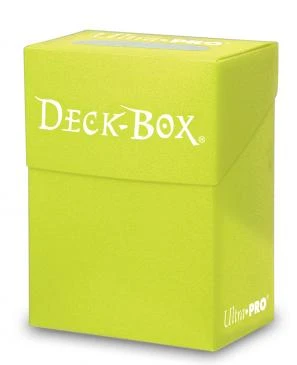 Ultrapro Gaming Accessories Poly Deck Box - Bright Yellow 3 Ultrapro Gaming Accessories Poly Deck Box - Bright Yellow