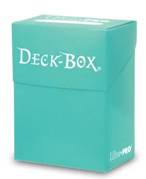 Ultrapro Gaming Accessories Poly Deck Box - Aqua 3 Ultrapro Gaming Accessories Poly Deck Box - Aqua
