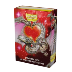 Arcane Tinmen Dragon Shields : Valentine Dragon Art - Matte (60 Count Japanese Size) Gaming Accessories