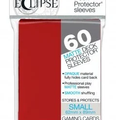 Ultra Pro Eclipse Pro Matte : Apple Red (60 Small) Gaming Accessories