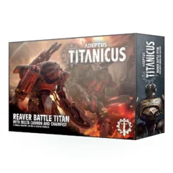Games Workshop Adeptus Titanicus - Reaver Battle Titan With Melta Cannon And Chainfist