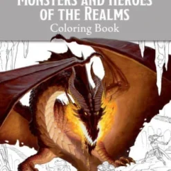 Wizards Of The Coast Dungeons & Dragons - Monsters And Heroes Of The Realms Coloring Book