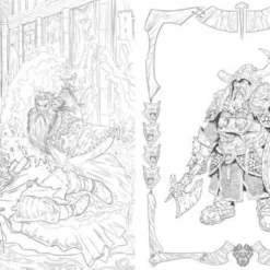 Wizards Of The Coast Dungeons & Dragons - Monsters And Heroes Of The Realms Coloring Book