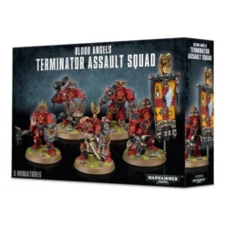 Games Workshop Blood Angels Terminator Assault Squad