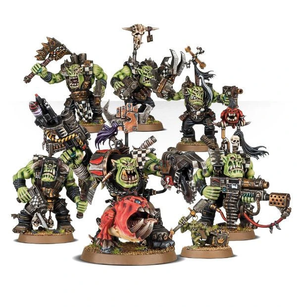 Games Workshop Orks Warboss Grukk's Boss Mob 4 Games Workshop Orks Warboss Grukk's Boss Mob