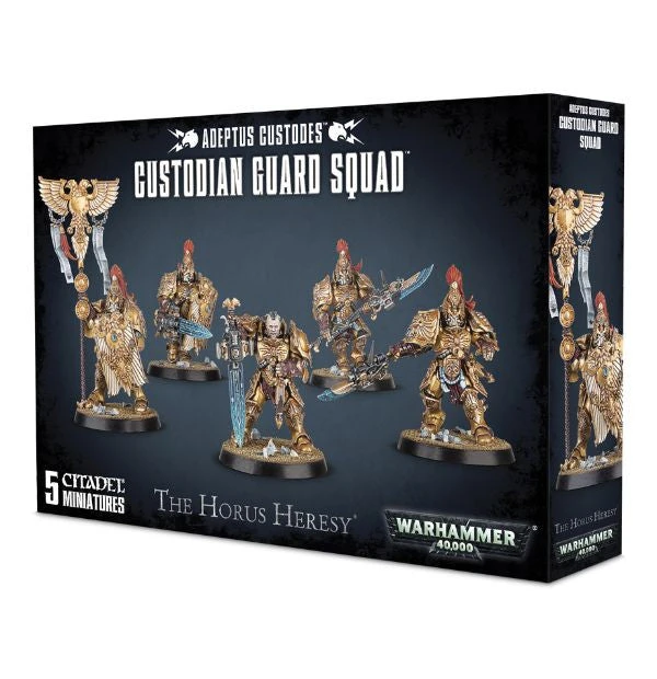 Games Workshop Custodian Guard Squad / Shield-Captain / Vexilla 3 Games Workshop Custodian Guard Squad / Shield-Captain / Vexilla