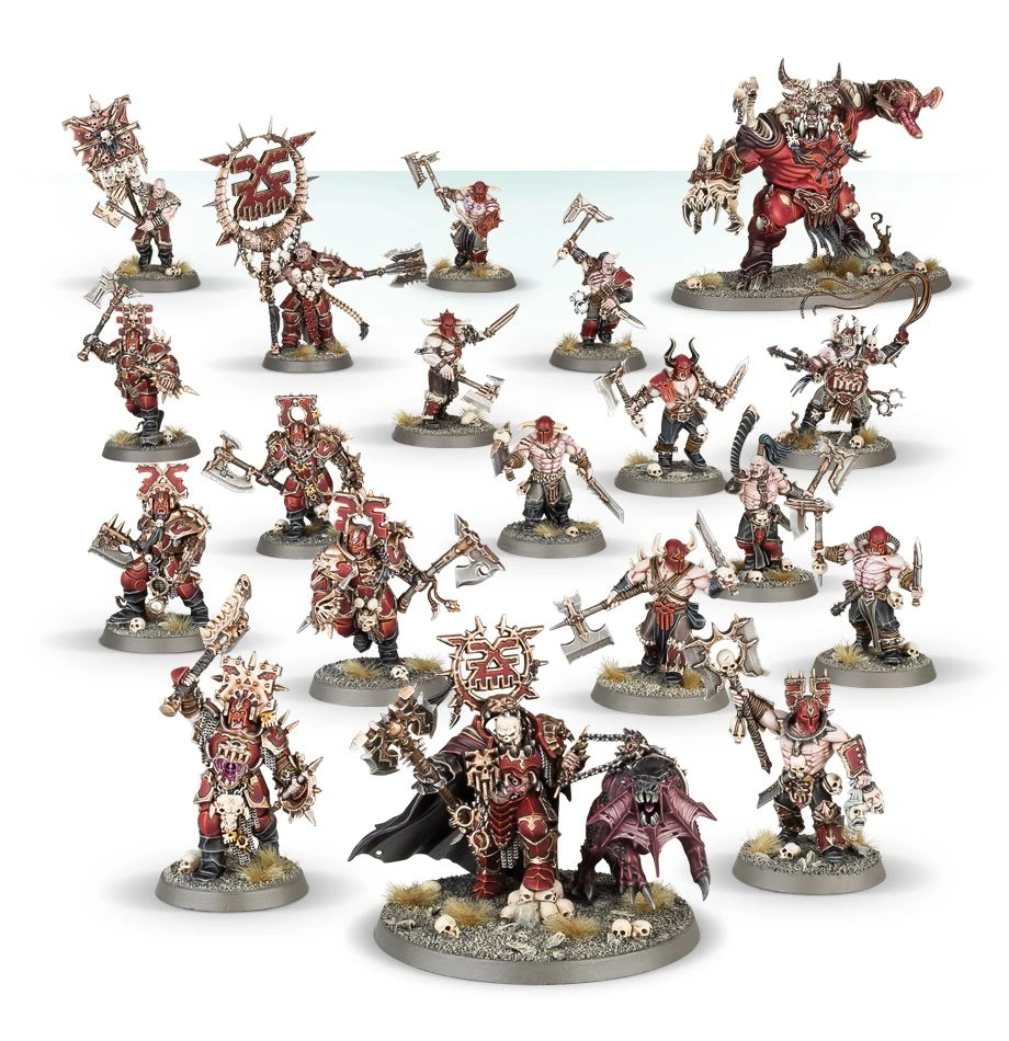 Games Workshop Start Collecting! Khorne Bloodbound Goreblade Warband 4 Games Workshop Start Collecting! Khorne Bloodbound Goreblade Warband