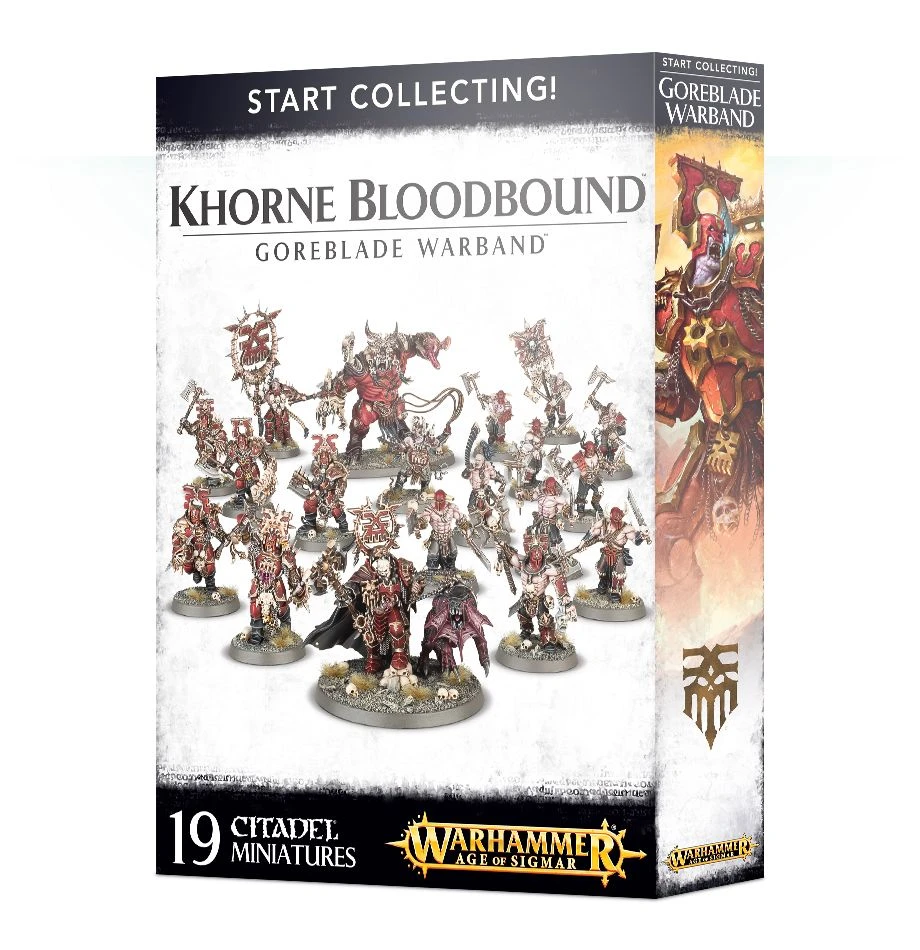 Games Workshop Start Collecting! Khorne Bloodbound Goreblade Warband 7 Games Workshop Start Collecting! Khorne Bloodbound Goreblade Warband