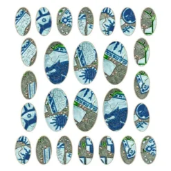 Games Workshop Shattered Dominion 60 & 90mm Oval Bases