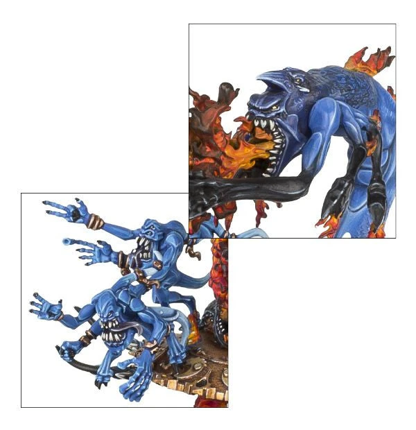 Games Workshop Tzeentch Burning Chariot / Herald / Exalted Flamer 9 Games Workshop Tzeentch Burning Chariot / Herald / Exalted Flamer