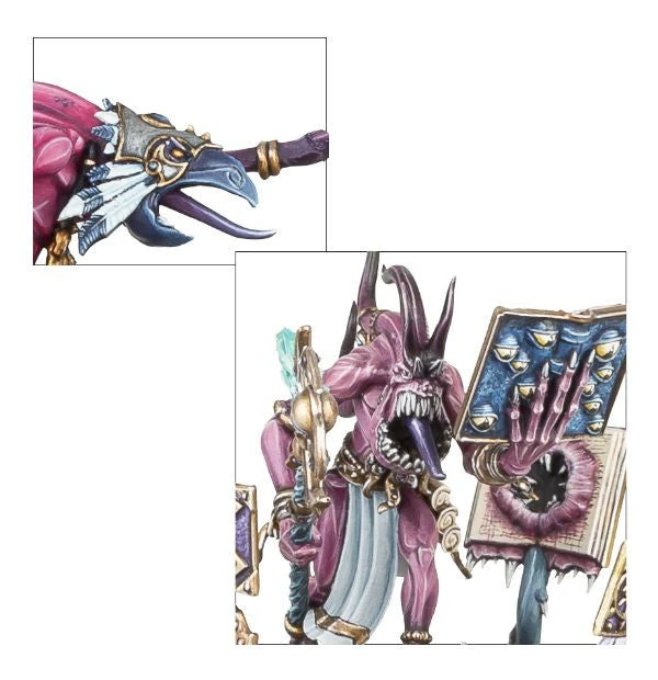 Games Workshop Tzeentch Burning Chariot / Herald / Exalted Flamer 8 Games Workshop Tzeentch Burning Chariot / Herald / Exalted Flamer