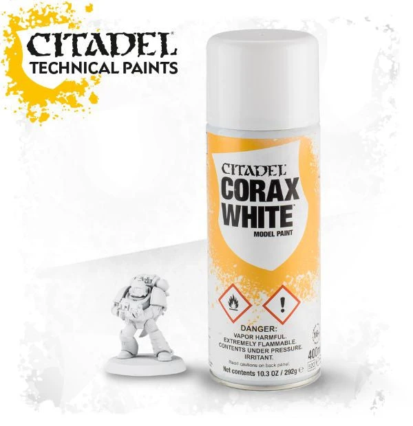 Games Workshop SPRAY Paint: Corax White 3 Games Workshop SPRAY Paint: Corax White