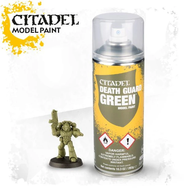 Games Workshop SPRAY Paint: Death Guard Green 3 Games Workshop SPRAY Paint: Death Guard Green