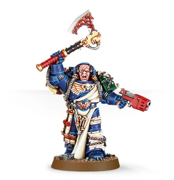 Games Workshop Space Marine Librarian With Force Axe & Plasma Pistol 3 Games Workshop Space Marine Librarian With Force Axe & Plasma Pistol