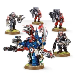 Games Workshop Space Marine Techmarine With Servitors