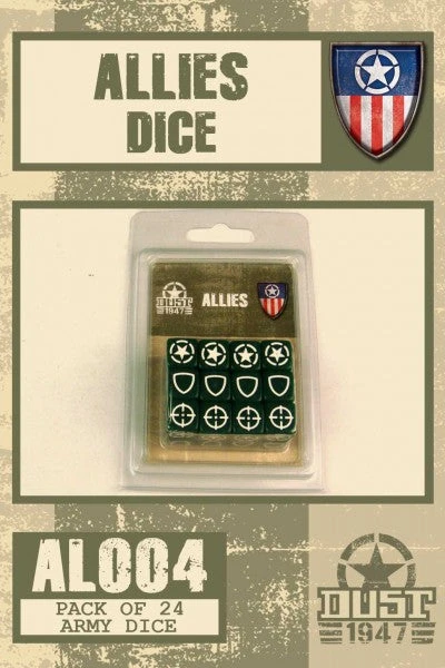 DUST Dust 1947 Allies Dice 3 DUST Dust 1947 Allies Dice