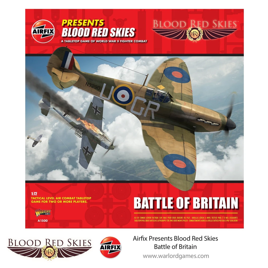Warlord Games Strategy Games Airfix Presents Blood Red Skies 3 Warlord Games Strategy Games Airfix Presents Blood Red Skies