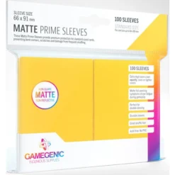 Gamegenic Matte Prime Sleeves (100 Count) (10 Color Options) Gaming Accessories