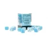 Gaming Accessories Chessex : 12mm D6 Gemini Pearl Turquoise-White/Blue Luminary 1 Gaming Accessories Chessex : 12mm D6 Gemini Pearl Turquoise-White/Blue Luminary