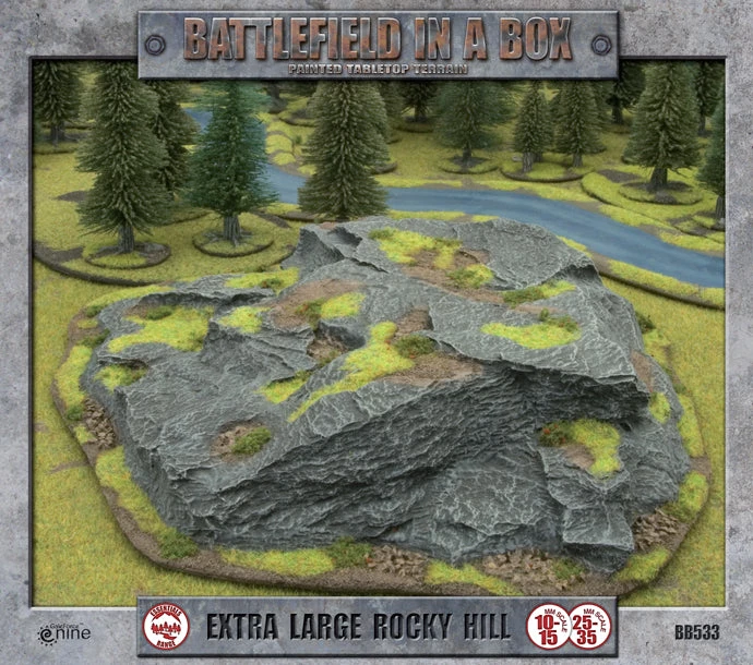 Gale Force Nine Scenery & Terrain Battlefield In A Box: Extra Large Rocky Hill 3 Gale Force Nine Scenery & Terrain Battlefield In A Box: Extra Large Rocky Hill